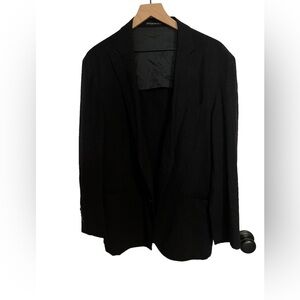 Ingram Mens‎ Size 50R blazer Blue linen and wool blend